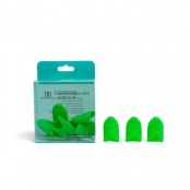 Силиконовые колпачки для снятия гель-лака (зеленые), 10 шт/упак 
