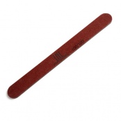 Пилка для ногтей TNL узкая красная (пластиковая основа), 100/100 грит, 1 шт