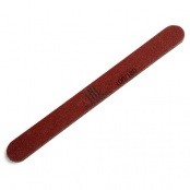 Пилка для ногтей TNL узкая красная (пластиковая основа), 100/180 грит, 1 шт