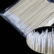 Палочки бамбуковые для подчищения гель-лака, клея и пр. (7 см), уп/100 шт.