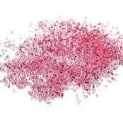Стразы "Хрустальная крошка" розовые в мягкой упаковке d 1.0, 100 шт.