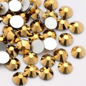 Стразы SS5 стекло плоские (Dorado) золотистые уп/50шт