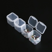 Набор маленьких контейнеров для страз (4 ячейки) - 1 шт/уп.
