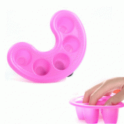 Ванночка для снятия искусственных ногтей (розовая), 1 шт