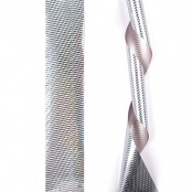 Фольга для литья в баночке (голографическая серебряная диагональ с принтом) NEW 