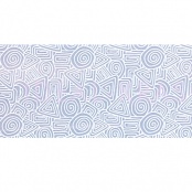 Фольга цветная (переводная) - белое кружево, 1 метр, № 162