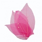 Лист-паутинка цветной декоративный для дизайна уп/3 шт (розовый)