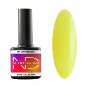 Цветная база TNL Neon dream base №02 - лимонный крем (10 мл.)